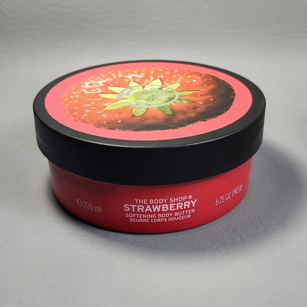 The Body Shop Strawberry Body Butter 6.75oz, Body Yogurt 6.98oz & Gel Lotion Lot